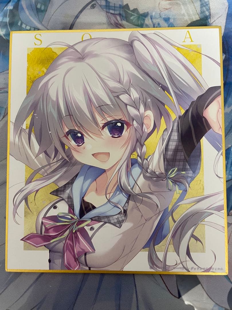 9-nine- 新海天 色紙 ぱれっと 和泉つばす ミニ色紙