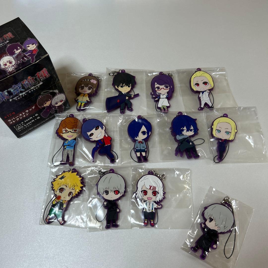 東京喰種 ラバーストラップコレクション 全12種＋BOX購入特典1種