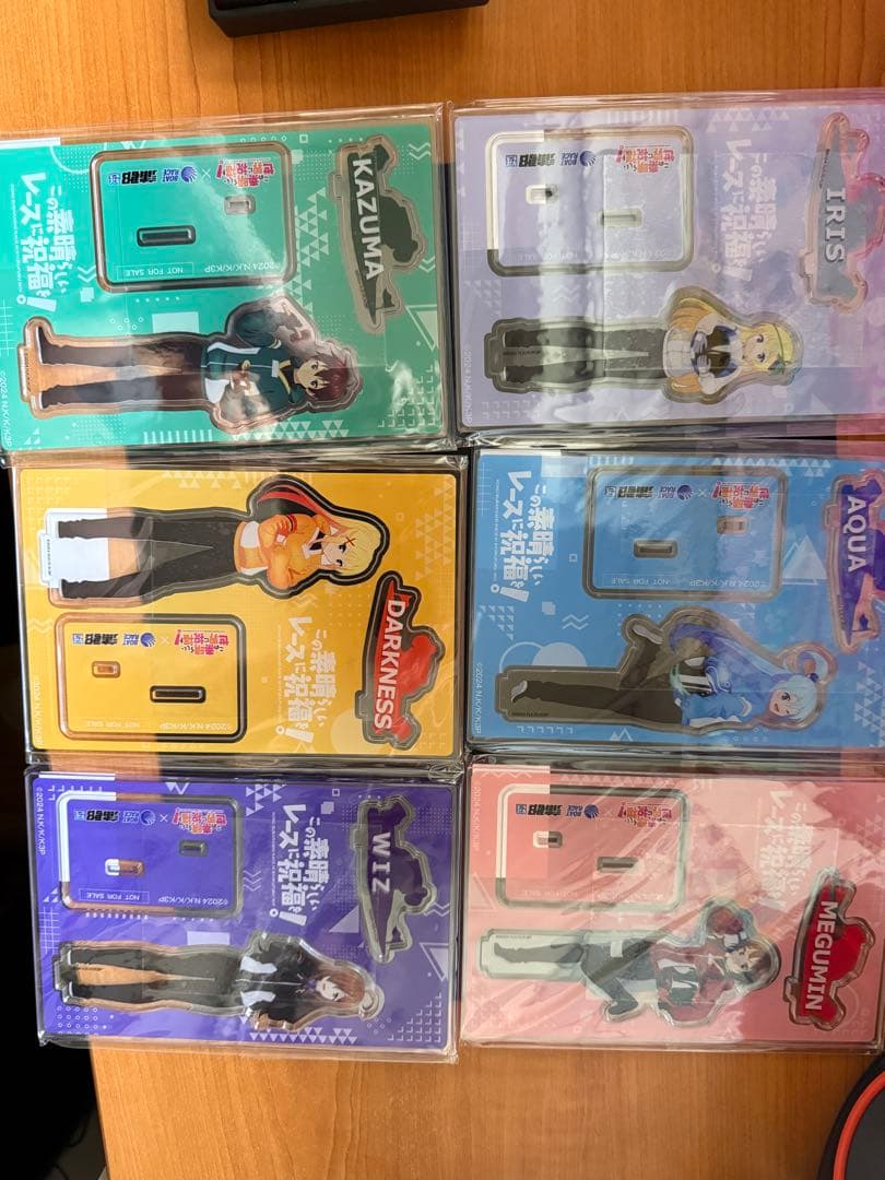 このすば　ボートレース蒲郡　アクリルスタンド全6種セット