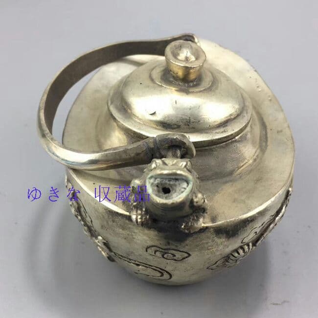 古玩家居工芸品の元宝の徳利急須の置物o