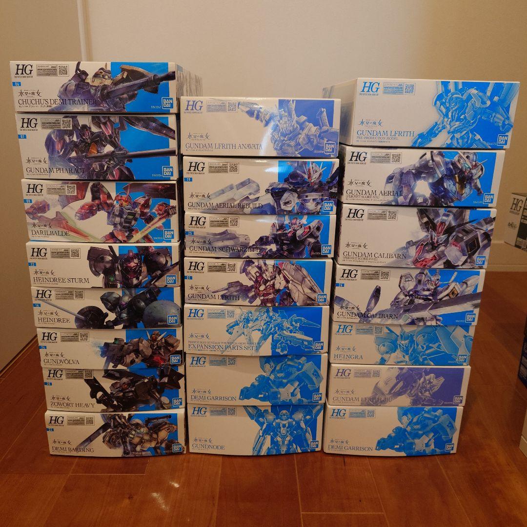 し*ん様 HG ガンダムシリーズ 水星の魔女　未組立　まとめ売り
