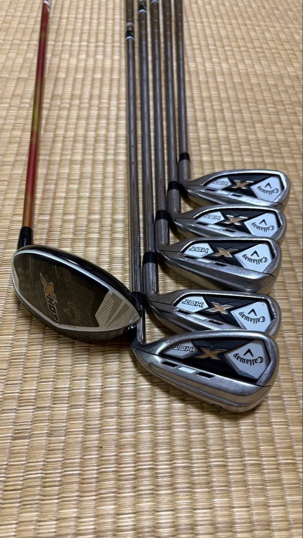 Callaway XHOTアイアン６〜P & XHOT3wエボII（R）