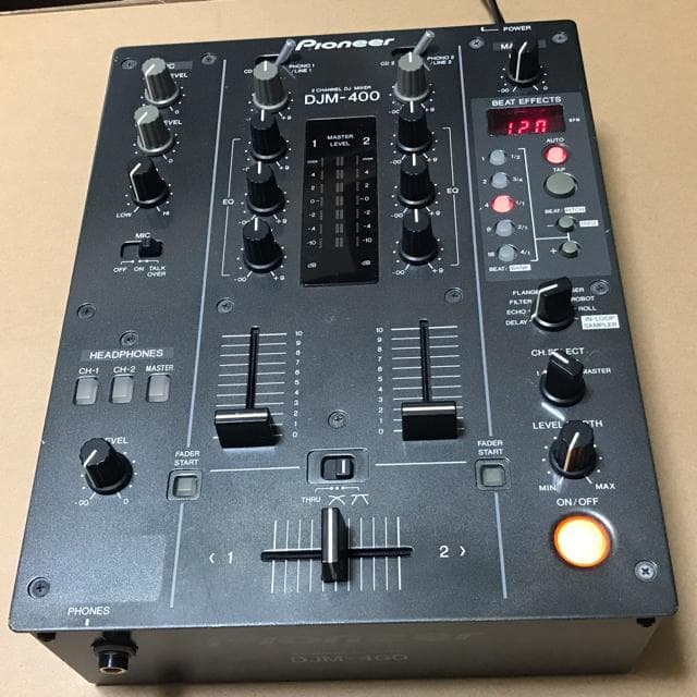 【動作確認済】Pioneer DJM-400 DJミキサー