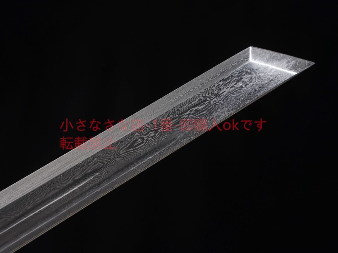 盛漢環首刀百錬文様鋼酸枝 古兵器 武具 刀装具 日本刀 模造刀 居合刀