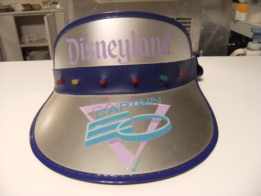 廃版★ディズニーランド キャプテンEO サンバイザー 帽子★マイケルジャクソン