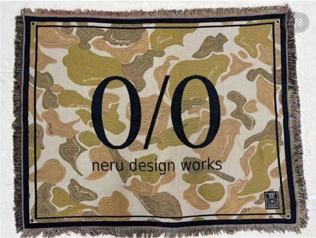 新品 neru design works merry fri ブランケット カモ