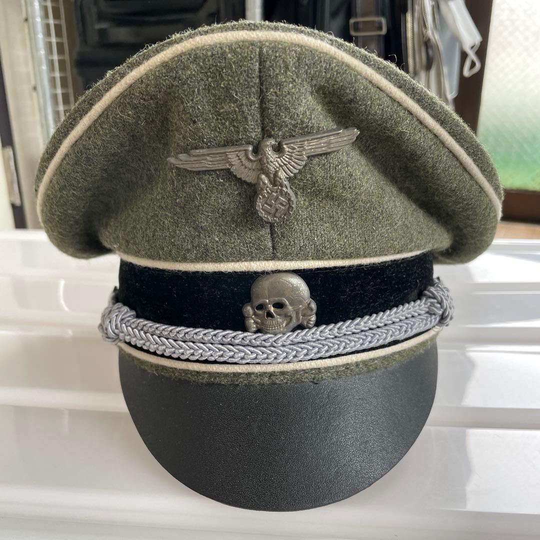 ドイツ軍帽 制帽 SS 旧ドイツ軍　レプリカ