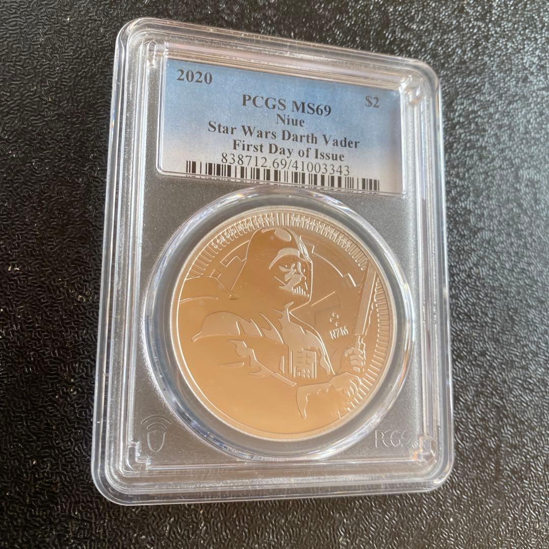 銀貨　99.9% 純銀　スターウォーズ　銀貨　英連合　ブリタニア　ダースベイダー