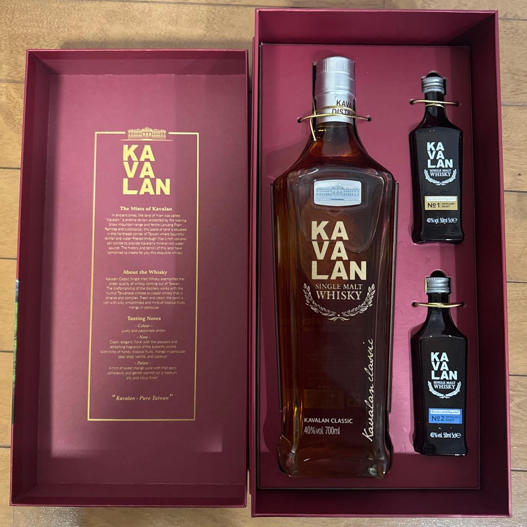 KAVALAN シングルモルトウイスキー 700ml/50ml*2