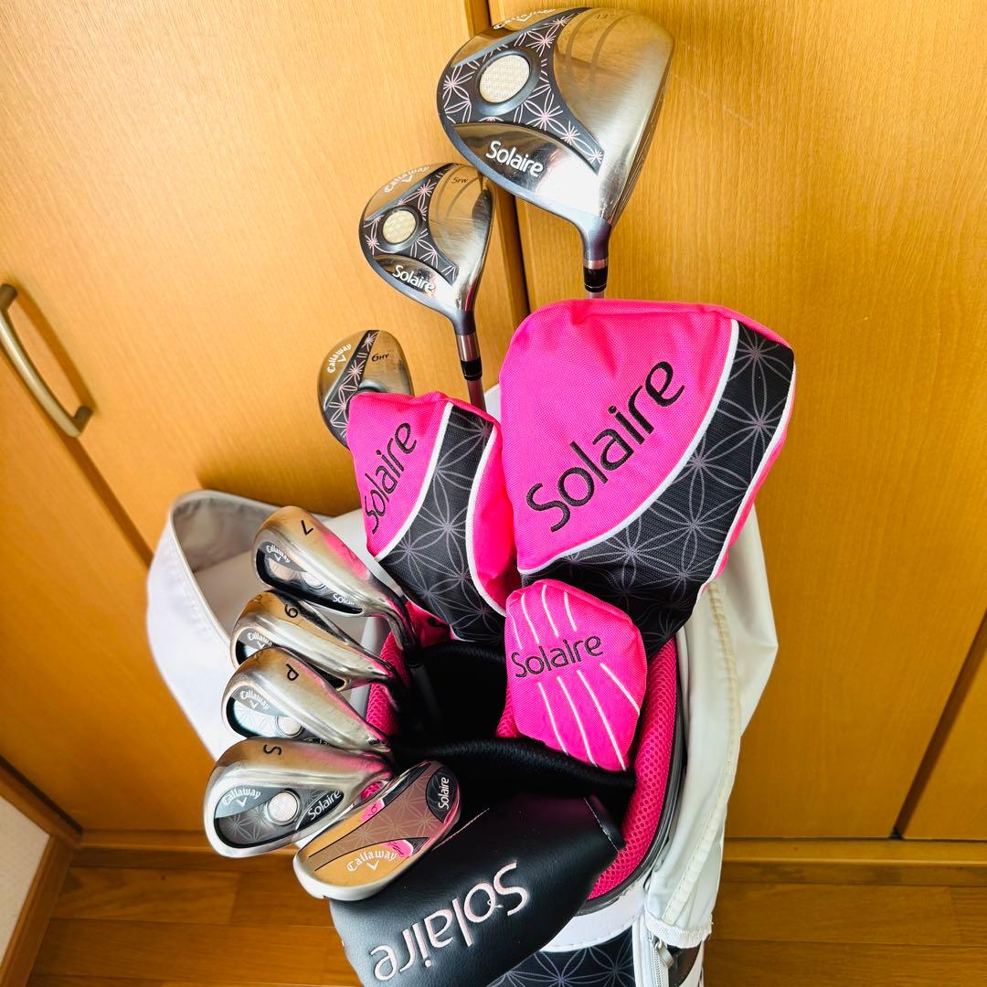 【美品】現行　最新モデル　キャロウェイ　ソレイユ　レディース　ゴルフクラブセット