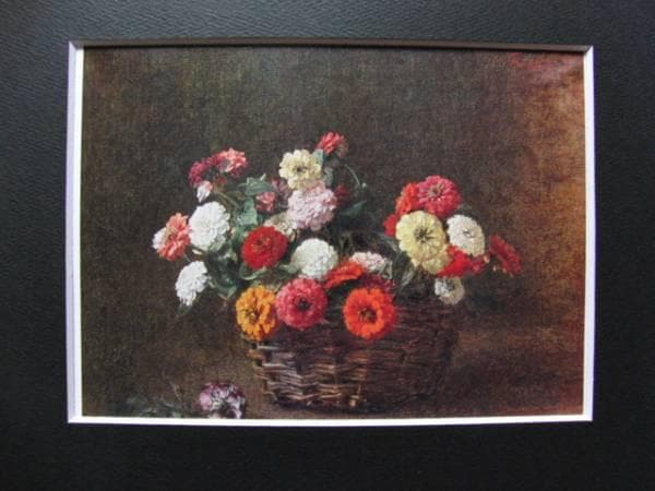 アンリ・ファンタン＝ラトゥール、「ZINNIAS」、海外版超希少レゾネ