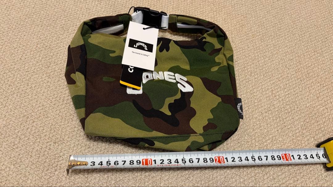 Jonesゴルフ　カートバッグ　ロゴ刺繍付　カモ柄