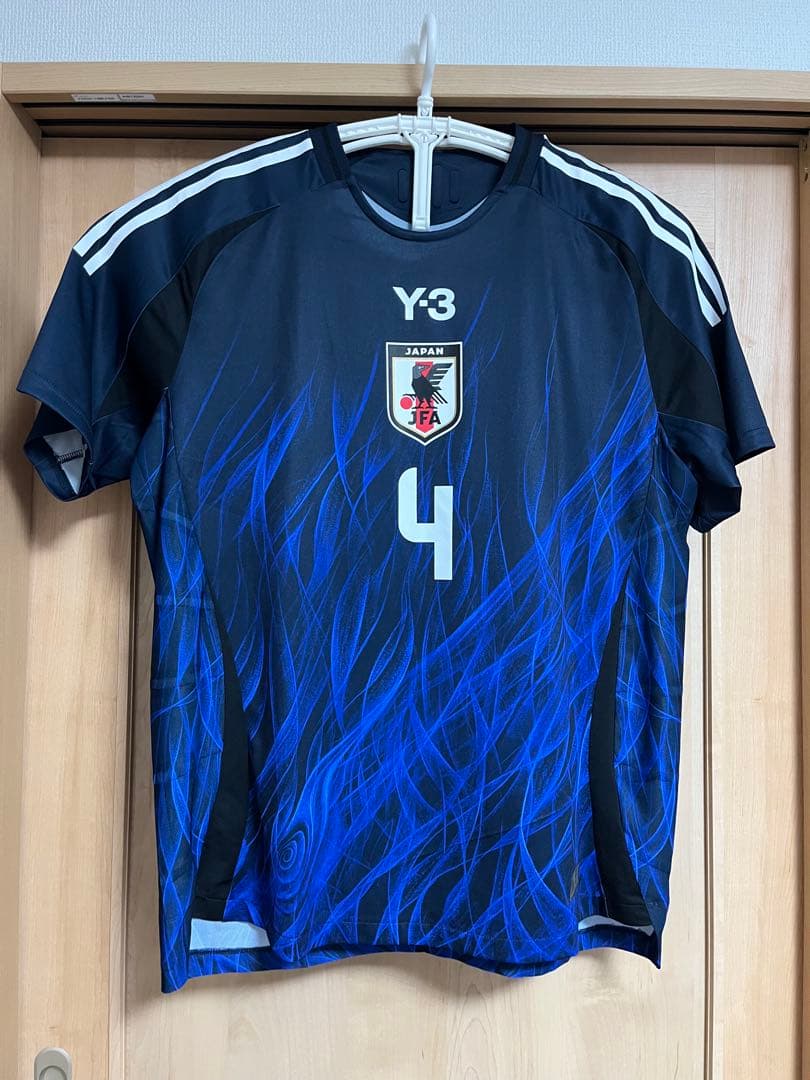 日本代表　板倉滉　♯4 オーセンティックユニフォーム　Y-3 4XLサイズ