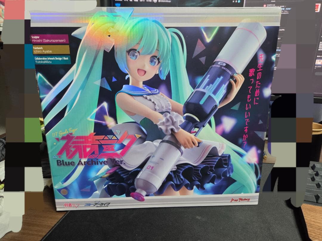 新品未開封　初音ミク　ブルーアーカイブ　フィギュア　ブルアカ