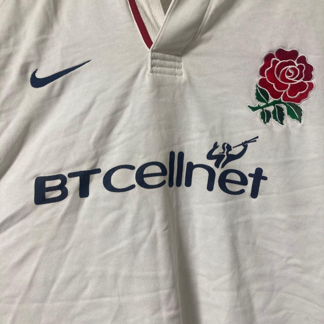 NIKE イングランド代表 ラガーシャツ ポロシャツ ビンテージ 90s 00s