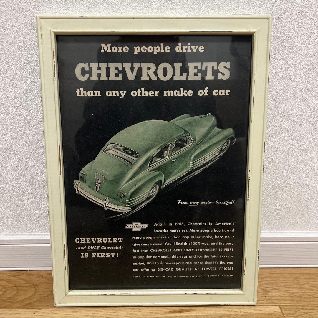 1940年代 Chevrolet広告ポスター