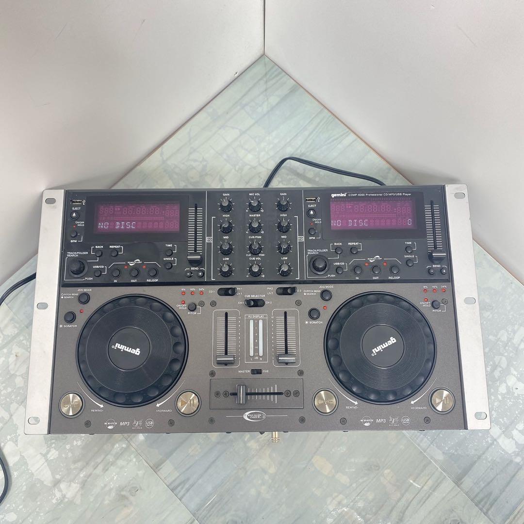 GEMINI CDMP-6000 ジェミナイDJターンテーブルCDMP3 CDJ