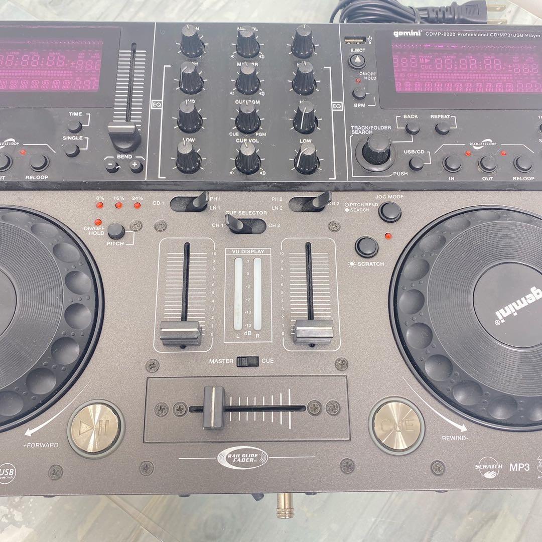 GEMINI CDMP-6000 ジェミナイDJターンテーブルCDMP3 CDJ