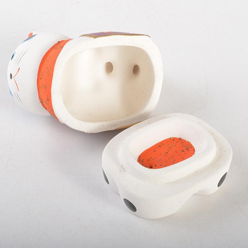 茶道具　張子人形　白張子犬　干支　香合　在銘　C　6413