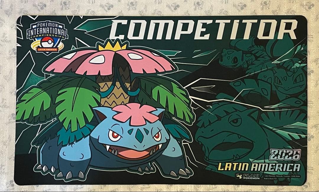 希少 メガフシギバナ チャンピオンシップ プレイマット ポケモンカード 公式品