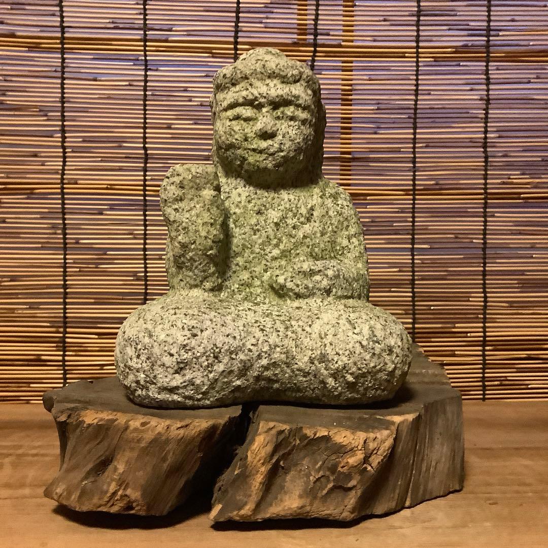 大正期・本師本仏「石仏・阿弥陀如来坐像」本願他力・他力本願・仏説無量寿経