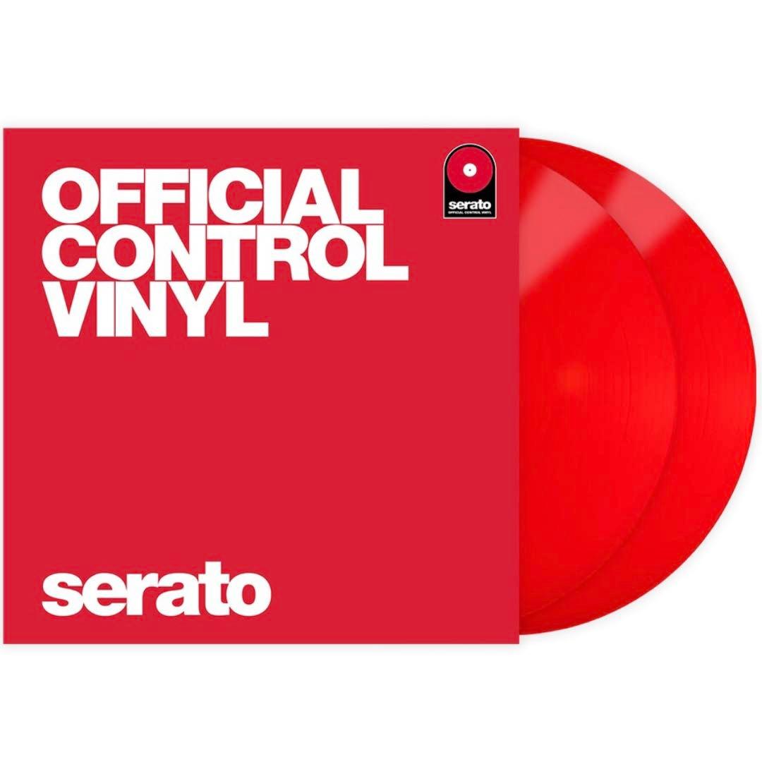 Serato Control Vinyl クリアレッド2枚セット