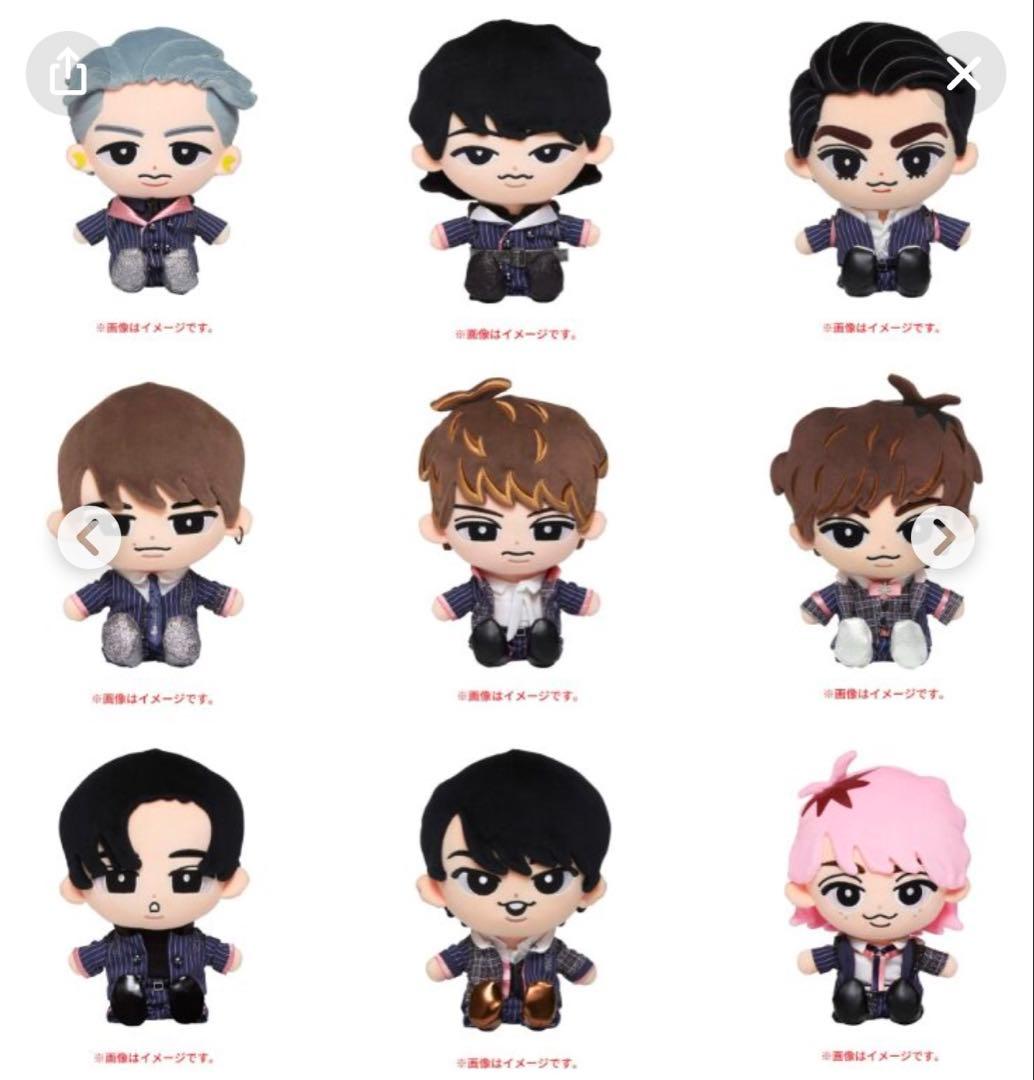 Man BIGぬいぐるみ　9体