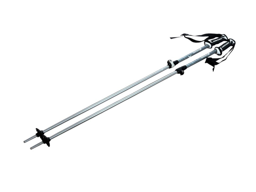 ★美品★お洒落　シナノ　スキーポール ストック 収縮ポール　調整可能