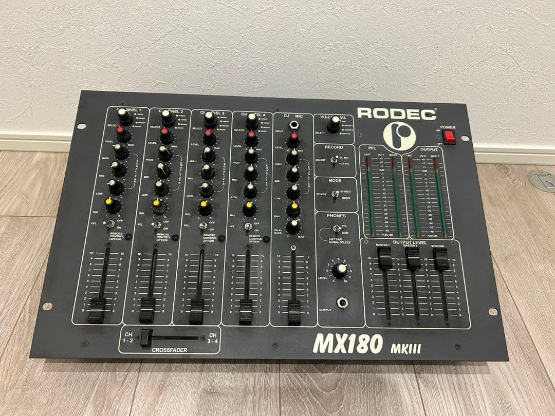 RODEC MX180 MKIII 　ミキサー DJサウンド⭐⭐⭐