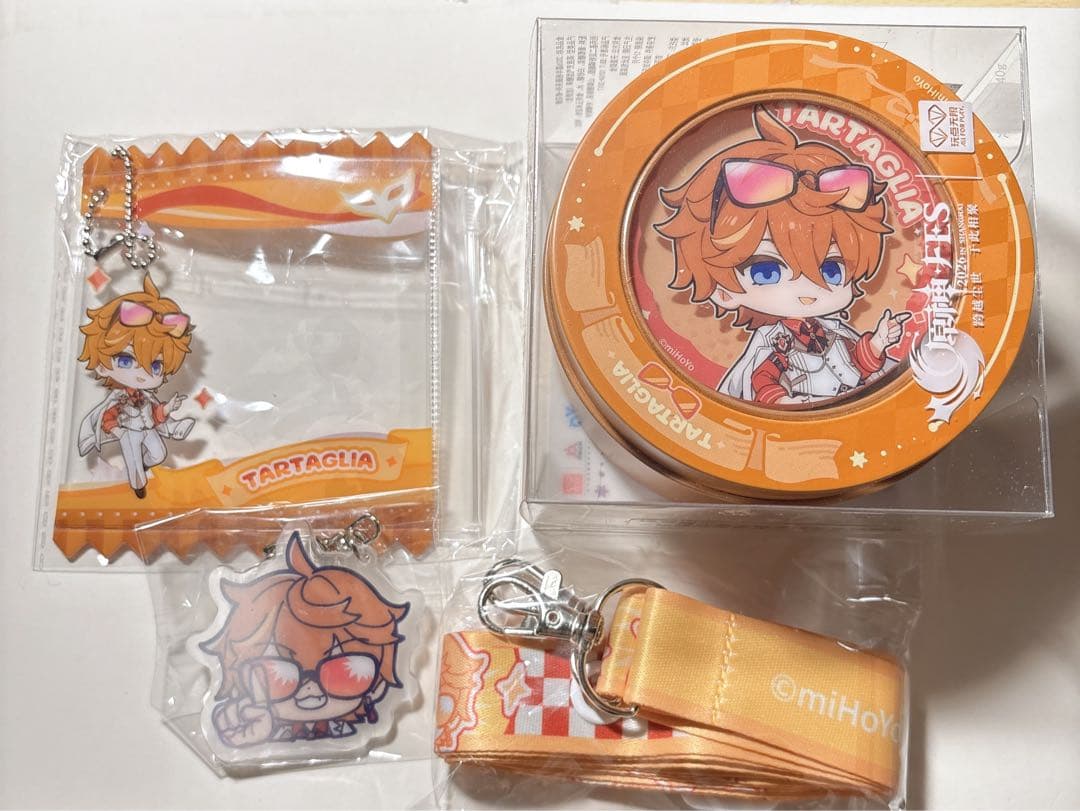 原神 fes タルタリヤ　痛バンド キャンディポーチ マシュマロ缶 まとめ売り