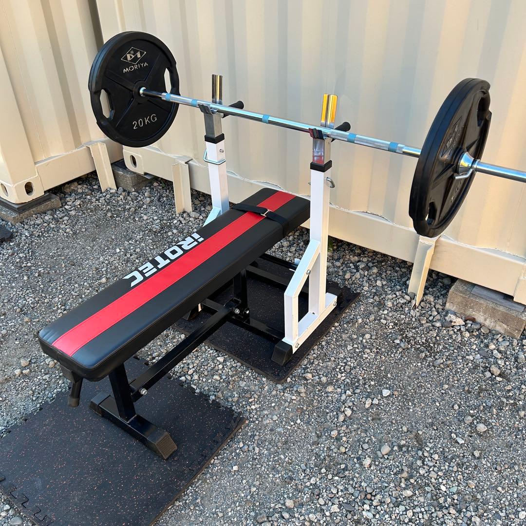 IROTEC アイロテック ベンチプレスセット モリヤバーベル50kg