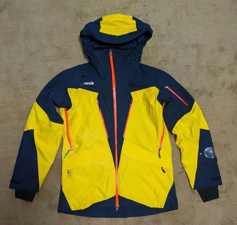 フェニックス Phenix スキーウェア ジャケット メンズ イエロー×ネイビー