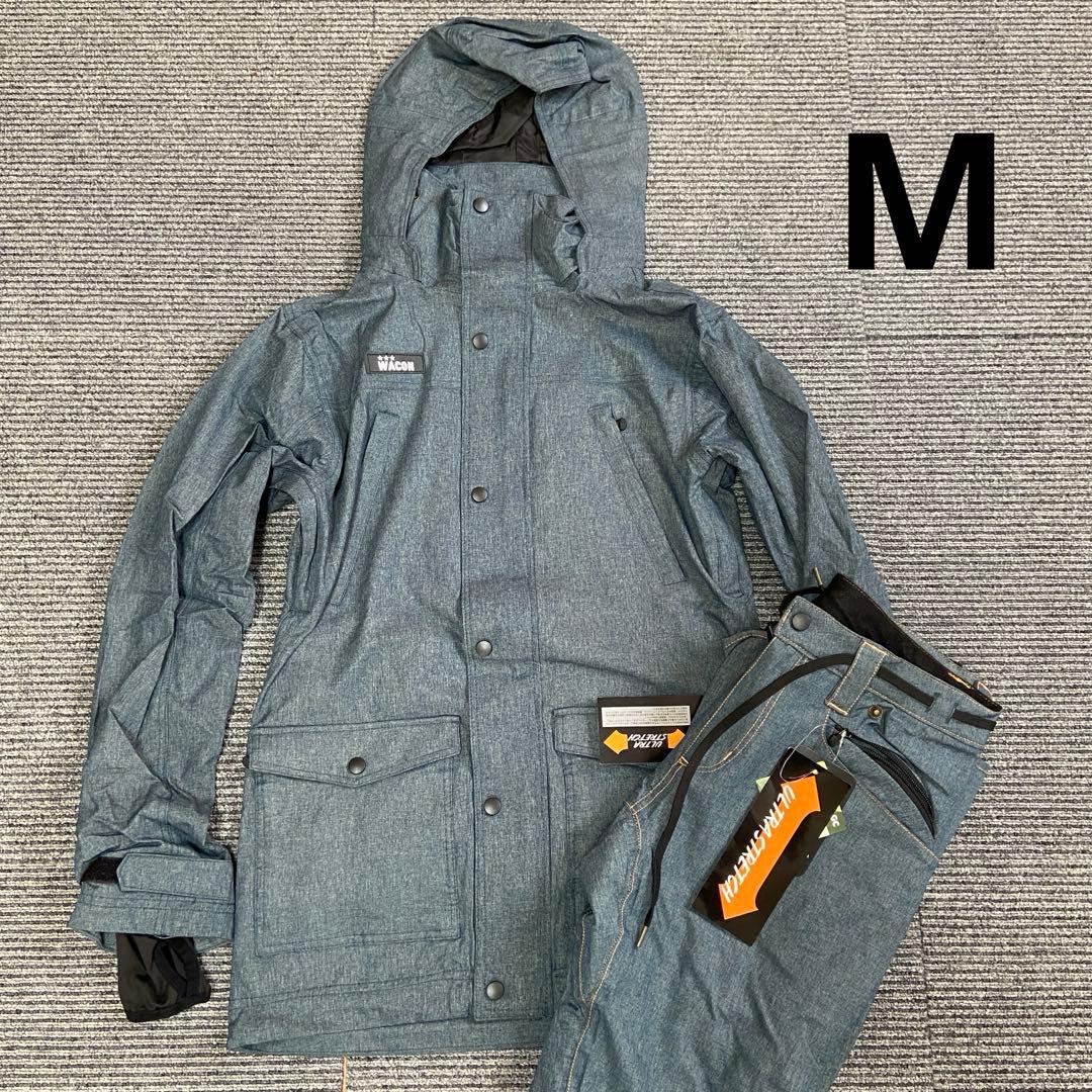 新品・未使用⭐️WACON ワコン　スノボウェア　スキーウェア　上下セット　M