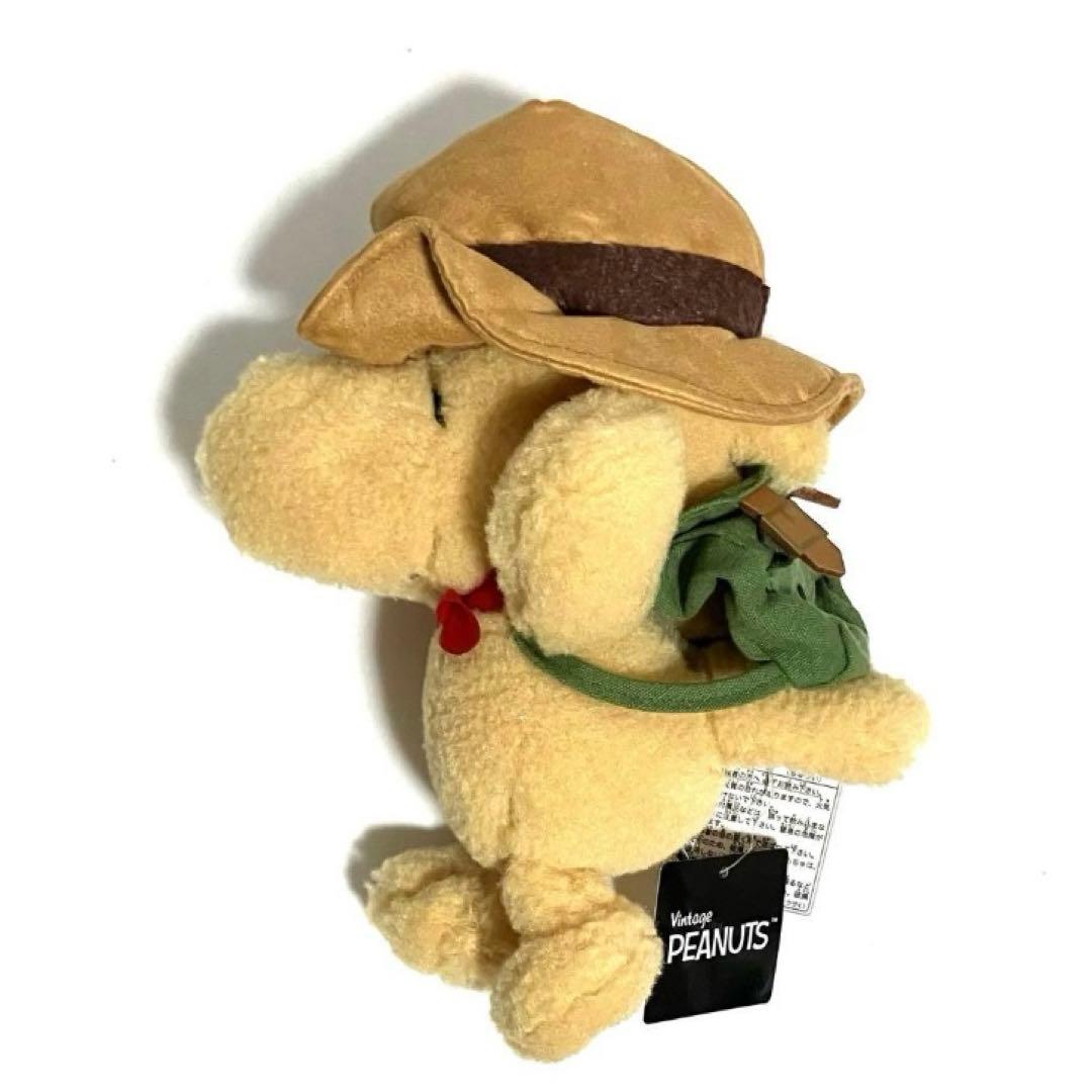 【未使用】スヌーピー ウッドストック ぬいぐるみ ビーグル・スカウトM タグ付き