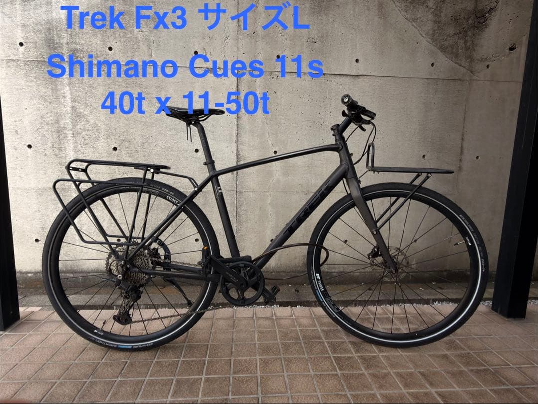 (値下げ中,2/8まで)Trek FX3 2020 (L) カストム