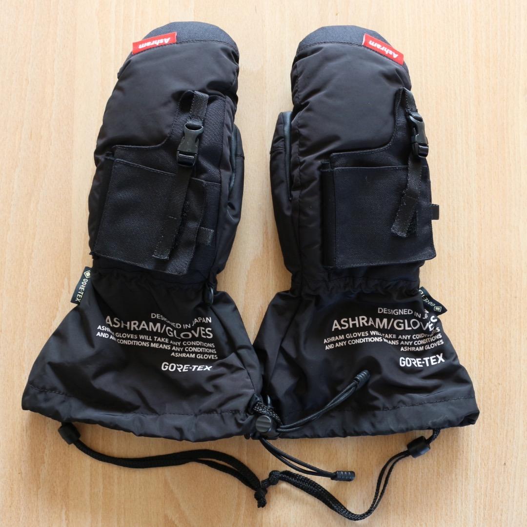 ASHRAM GORE-TEX アシュラム スノーボードミトン ゴアテックス 黒