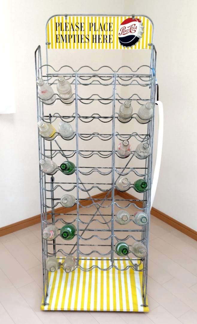 ペプシコーラ ペプシ　レトロ　1951～1962　ボトル陳列棚