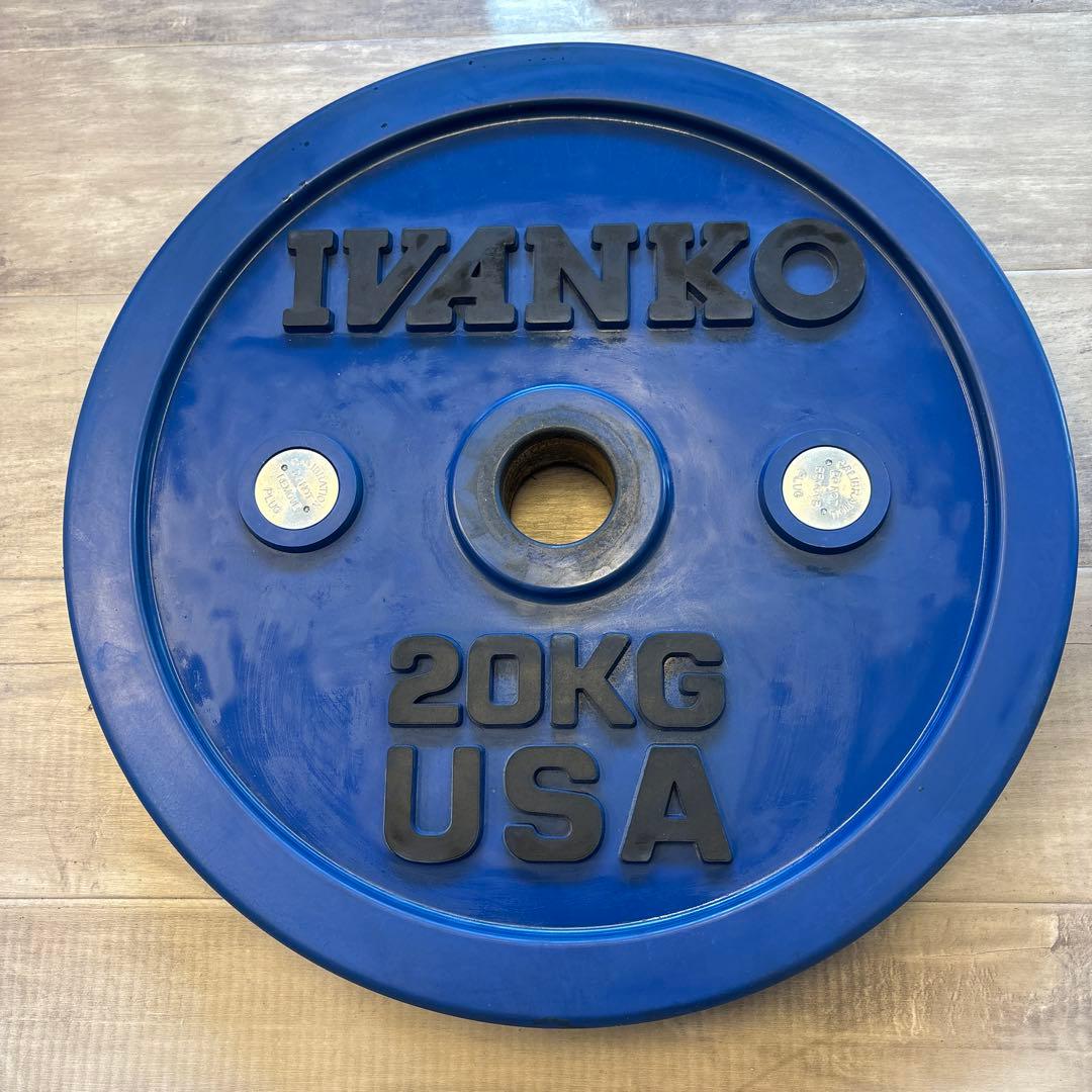 IVANKO(イヴァンコ) ラバー バンパープレート 20kg 1枚 ①