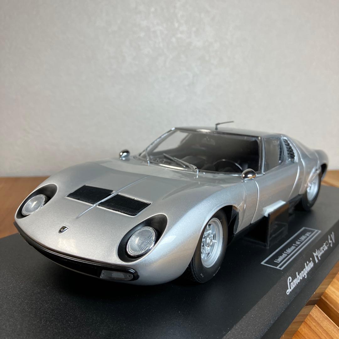 京商 1/18 ランボルギーニ ミウラ P400SV シルバー