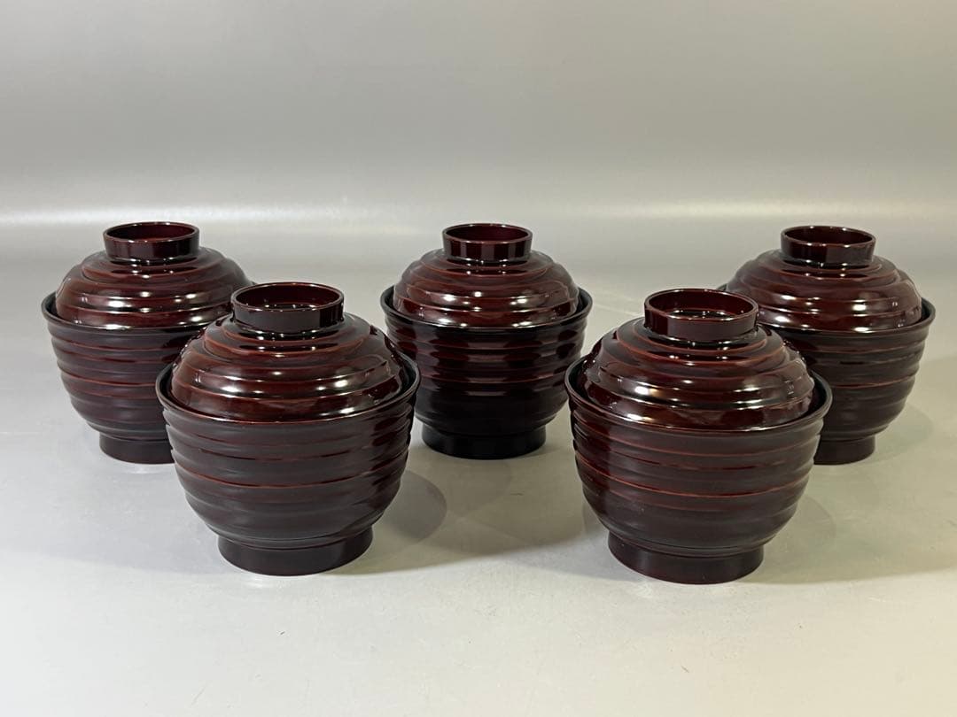 DT739 輪島塗 吸物碗 ５客 美品