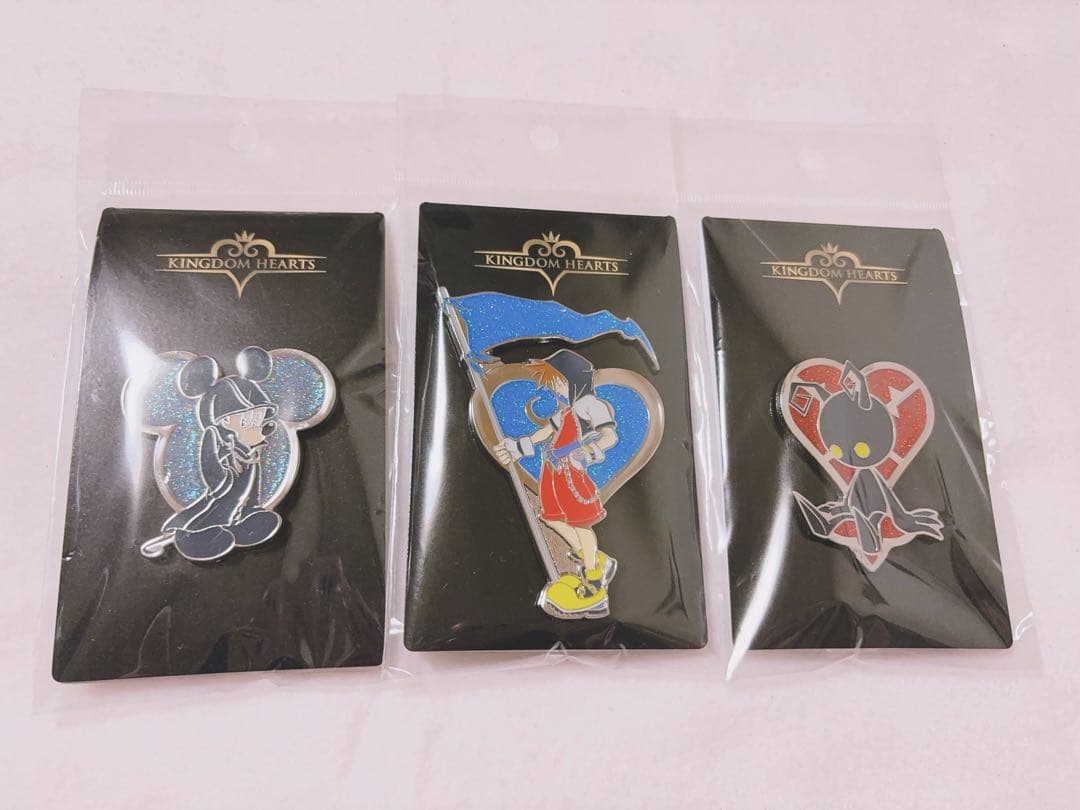 キングダムハーツ ピンズ ソラ シャドウ 王様　3種セット
