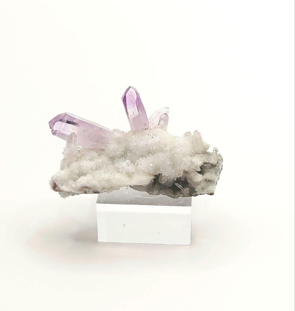 ベラクルスアメジスト 鉱石 鉱物 ミネラル 標本 原石 母岩付き ⑨