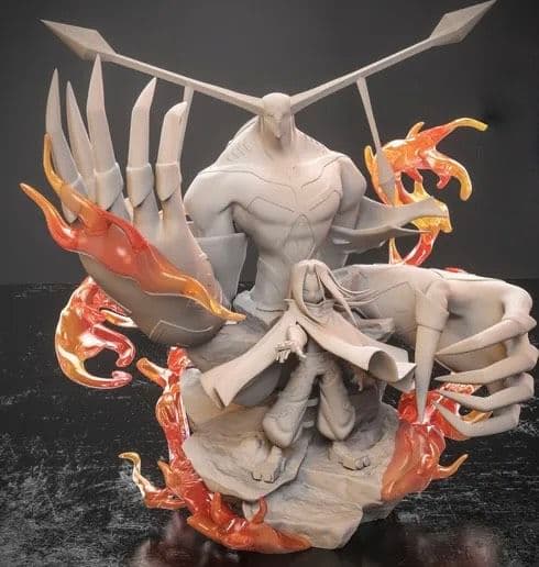 シャーマンキング　ハオ　ガレージキット　未塗装未組立　1/7　フィギュア