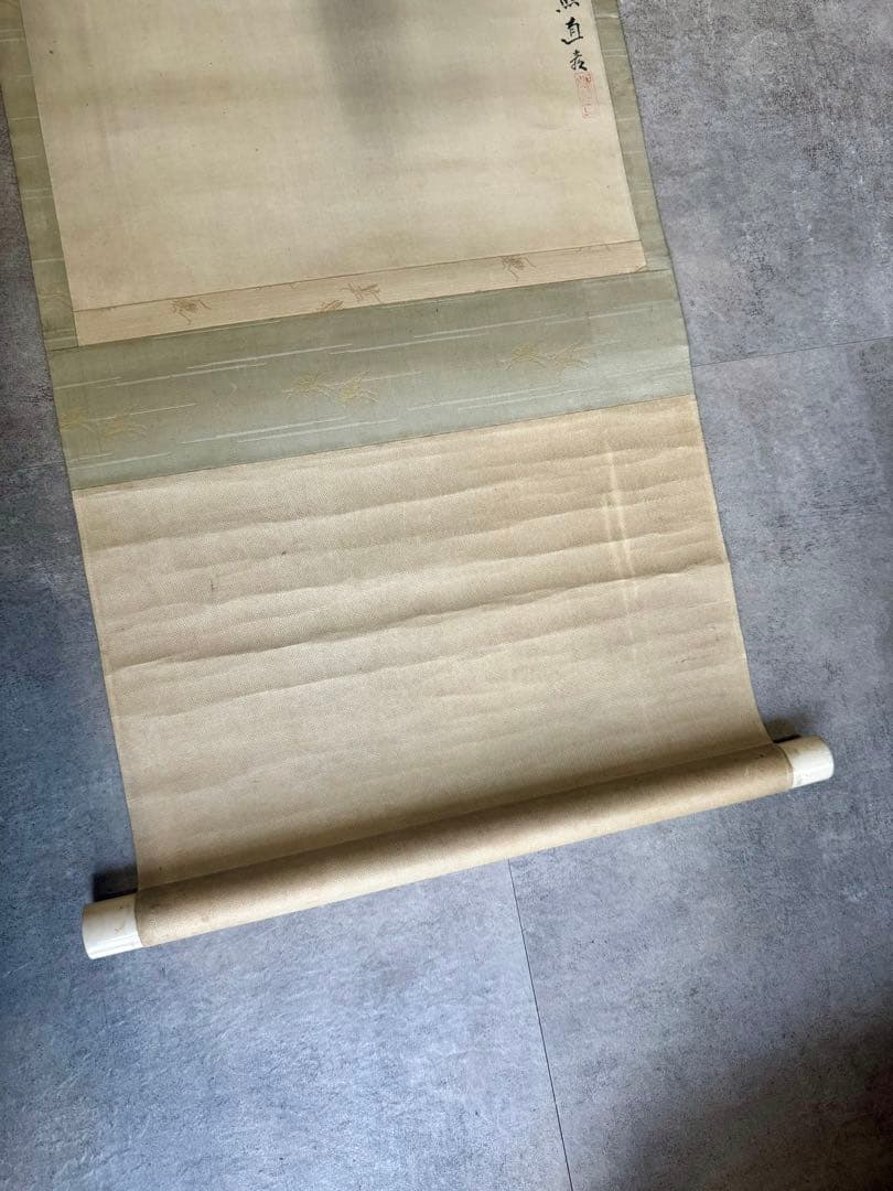 自然の風景 掛軸　骨董　蔵出し　木箱付き