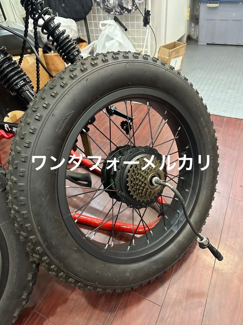Flowbikem1初期モデルリアモーター20x4.0bafang48v750w