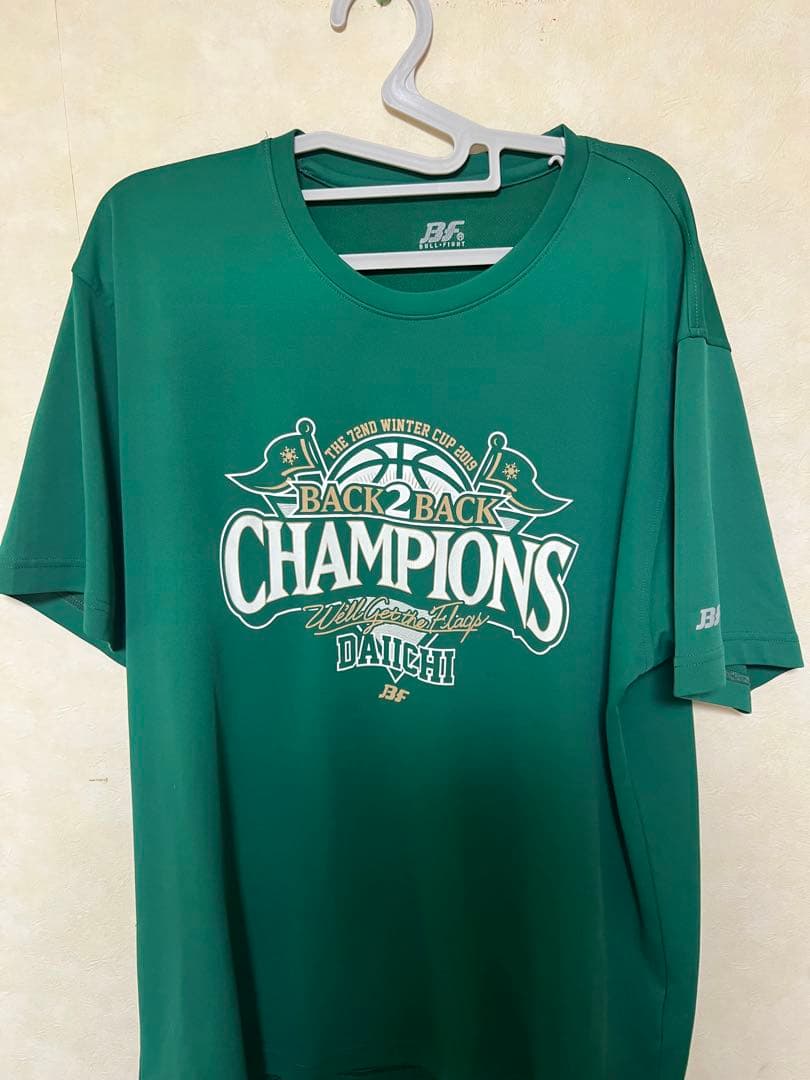 福岡第一 バスケ ウィンターカップ 優勝Tシャツ