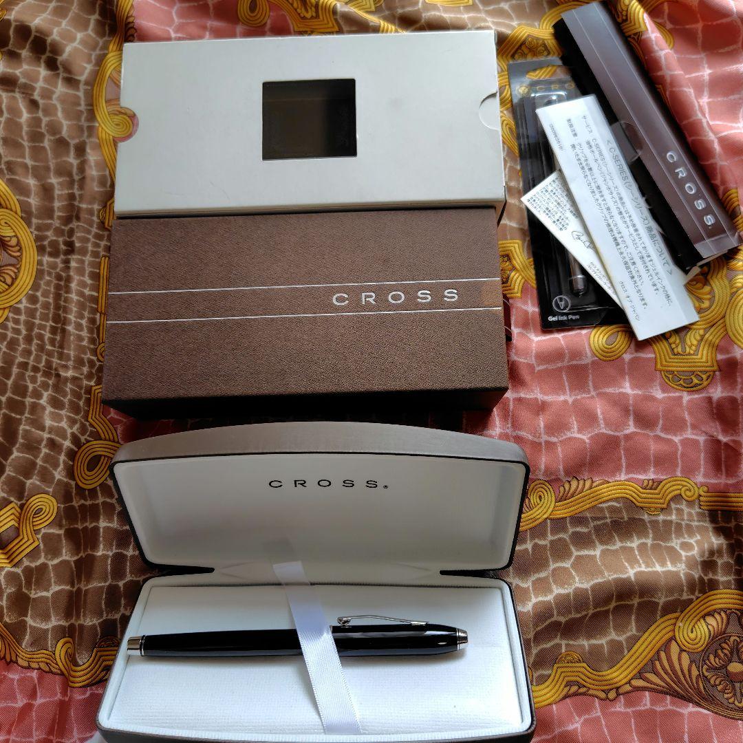 廃盤お買得CROSS タウンゼントブラックラッカーロジウムプレートケース付未使用