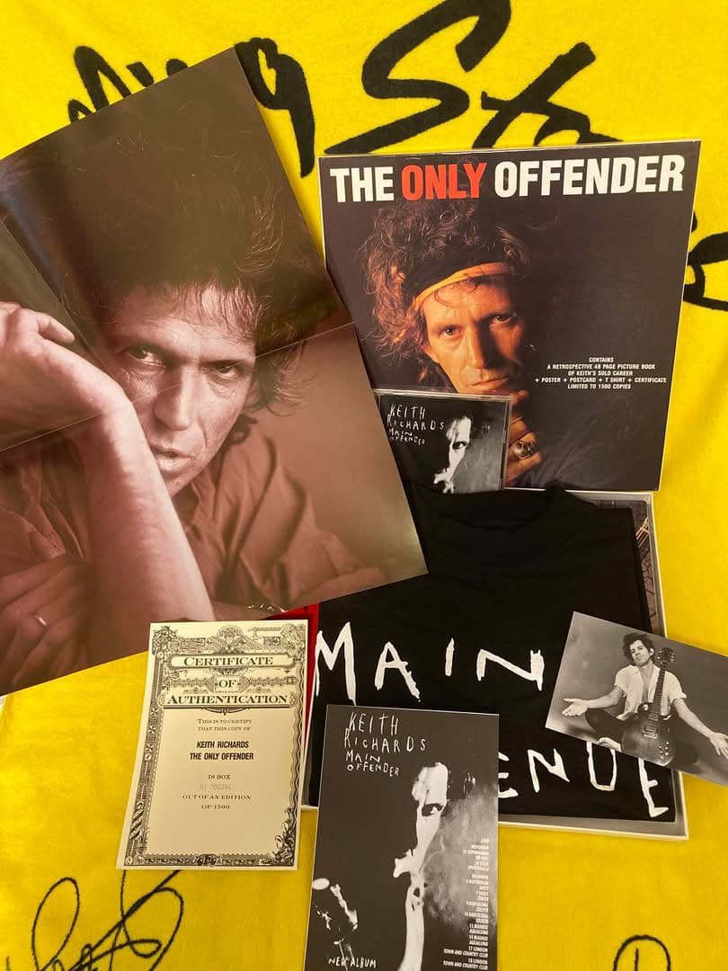 Keith Richards THE ONLY OFFENDER セット希少品
