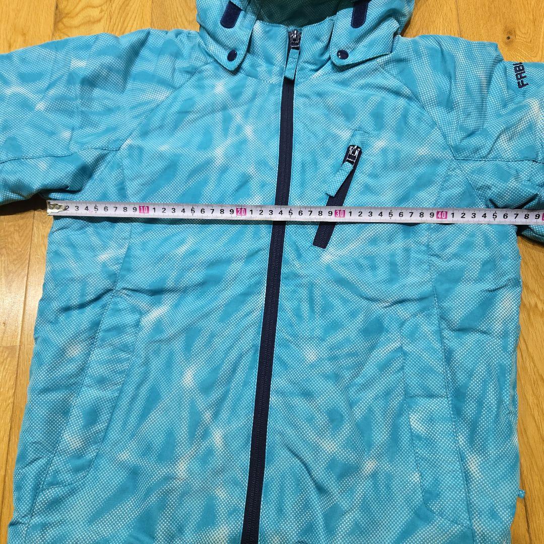 限定値下げ！140cm スキーウェア上下、ジュニアL手袋セット（青・緑・紺）