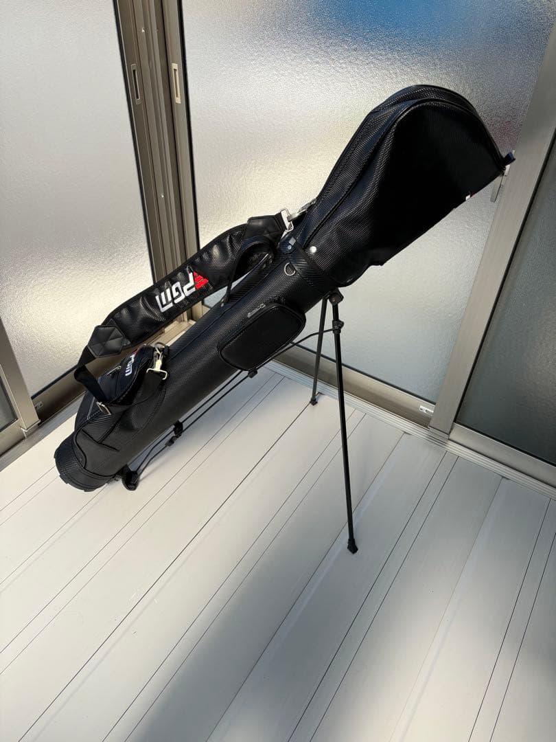 PGM スタンド式キャディバッグ ブラック